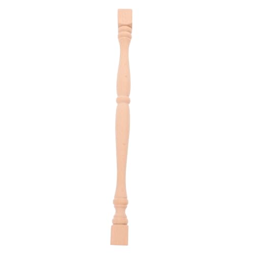 Operitacx Balaustre De Madera Maciza Postes Decorativos para Escalera y Gabinete Balaustre Sin Pintar para Muebles para Interiores De Hogar