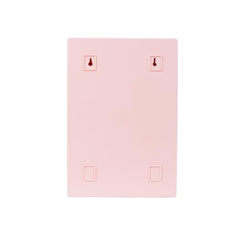 Image of PGen Small Size Mini Wall Mounted Mirror Storage Cabinet Organiser Shelf for Bathroom Kitchen Washbasin Dressing Room (Pink)
