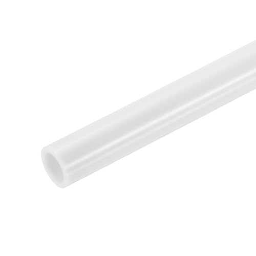 PATIKIL 10mm ID 14mm OD 500mm Length Rigid PETG Tube, 6PCS Water Cooling Hard Tubes for Computer PC Water Cooling Systems Efficient Liquid Cooling Hose, White