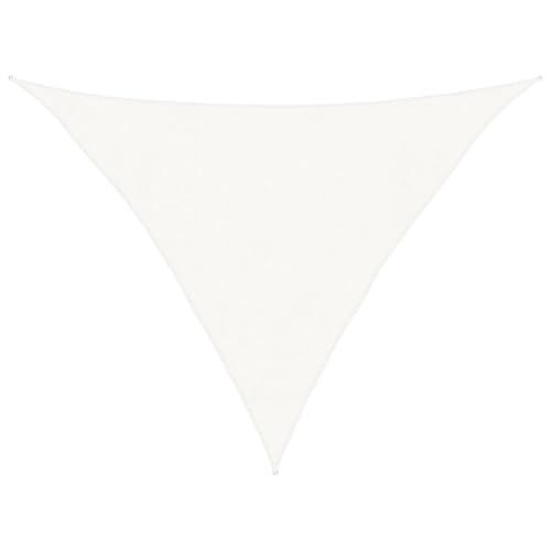 Voile d'ombrage blanc anti-chaleur pour meubles de jardin