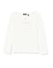 IKKS Junior Tee-Shirt Manches Longues tête de Mort, Blanc Cassé, 14 Ans Fille