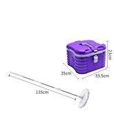 Le Bon Ensemble de Nettoyage de vadrouille et de Seau d'absorption d'eau Peut être stocké tête Violette Multifonction rotative Domestique * 2 Maison