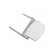 Top-down view of Mercury MW3030R router with antennas folded, showing its compact design.