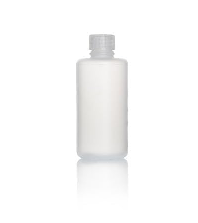 RS PRO Hochdichtes Polyethylen Laborflasche 250ml, Ø 60 mm Vorratsflasche Enghalsig, Packung a 10 Stück