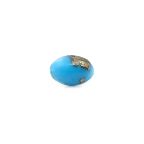 Turquoise afghane naturelle ovale cabochon 10,4 carats pour fabrication bijoux artisanaux