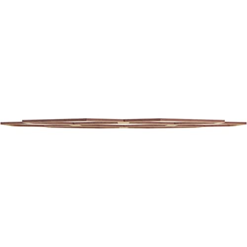 Image of Ekena Millwork 26 inchOD x 9 1 /8 inchID x 3 /8 inchT Florin Wood Fretwork Pierced Ceiling Medallion, Hickory