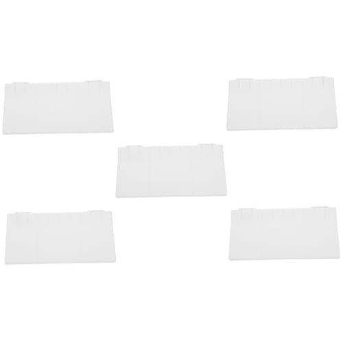 DOITOOL 5pcs Box Watercolor Mixing Tray Set 12 Compartment Palette Box for Artists