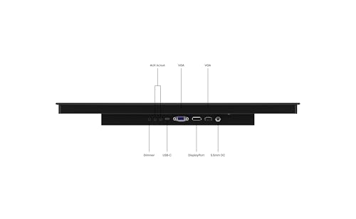 Image of Beetronics 19 Inch High Brightness Touchscreen Monitor | Full HD 1080p | IP66 Waterproof & Dustproof | Industrial Sunlight Readable Outdoor Display for PC, Mac, Linux | 19HB9M /U1