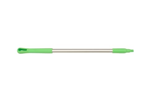 Image of SPARTA Adjustable Aluminum Broomstick, 48 inch Mop and Broom Handle Replacement with Color-Coded System for Environments with Harsh Cleaning Agents, Aluminum, 48 Inches, Lime