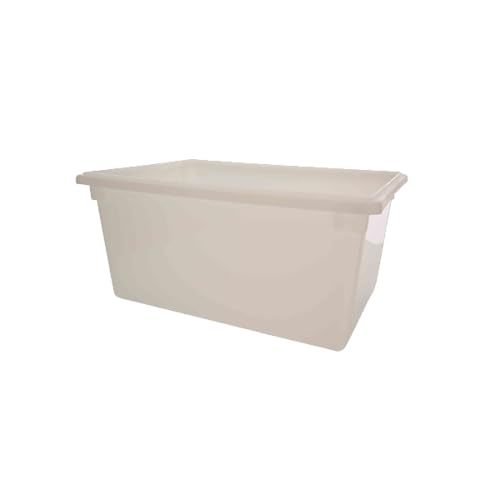 A-to-Z Supply PLFB182612PP Food Storage Box, 17 Gallon, 18" x 26" x 12", Built-in Handle, withstands Temperature -40° to 160°F, Stain Resistant, Dishwasher Safe, Polypropylene, White, NSF
