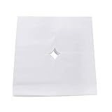 100 Stück Einweg Auflage für die Kopfstütze der Massageliege,Einweg Spa Massageliegen Nasenschlitztücher [ 40cm x 38cm] Vliesstoff für Kopfstützen von Massagestühlen & Massagetischen (100 Stück)
