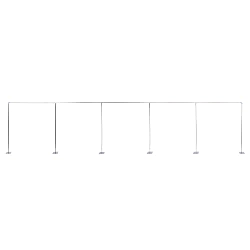 Pipe and Drape Photography Backdrop Stand Kit, 10x50ft Heavy Duty Backdrop Stand Adjustable Frame Backdrop Stand with Base for Parties Weddings Birthday Events Photo Booth