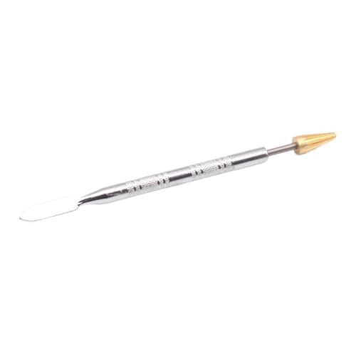 Leather Craft Dye Pen Edge Treatment Edge Oil Pen Professional Glue Applicators for Handbags Repair Double Head Easy to Clean- Gold Tip