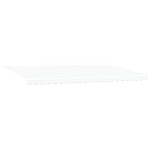 manuelle einziehbare Markise Weiß 600x300 cm Gelenkarmmarkise Außenmarkise für Terrasse Eingangsbereich Café manuelle einziehbare Markise Weiß 600x300 cm Gelenkarmmarkise Außenmarkise für Terrasse Eingangsbereich Café