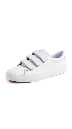 Keds Women's Jump Kick V Sneaker, White Leather, 10.5