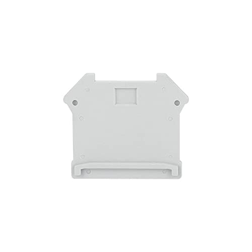 Placa final protectora douki para conectores UK 6N, aislamiento de carril DIN, 100 piezas 6