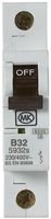Image of MK (ELECTRIC) Thermal Circuit Breaker, 32 A, DIN Rail