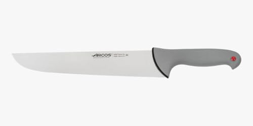 Arcos Couteau de Boucher en Acier Inoxydable Nitrum. Couteau de Cuisine Professionnel pour Viande. Poisson et Légumes. Manche Ergonomique en...