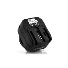 Pixel TF-324 Hot Shoe Adapter for S-o-n-y Multi Interface MI Shoe to N-i-k-o-n Flash Speedlite & Studio Strobes with Integrated PC Sync Port Triggering Socket Black-image-1