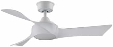 Fanimation Wrap Custom Indoor/Outdoor Ceiling Fan Motor - Matte White