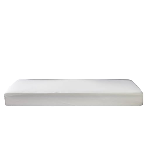 Image of Kingnex Waterproof RV Bunk Mattress Protector for Narrow Twin 30x75 Bed Calssic Fitted Sheet Style Matress Cover