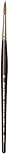 da Vinci Watercolor Series 36Y Paint Brush, Round Harbin Kolinsky Red Sable with Anthracite Hexagonal Handle, Size 6