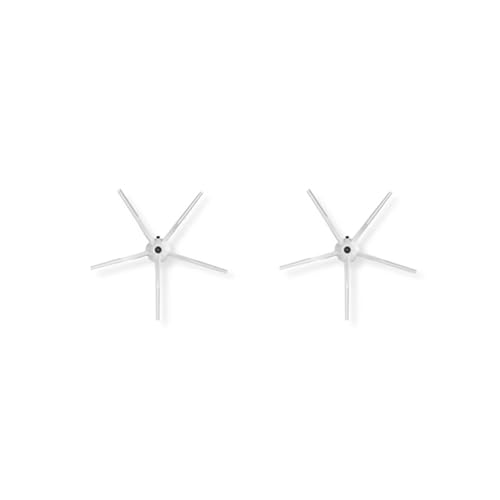 互換性がありますロボロック S5 S6 S7 S8シリーズロボット掃除機5アームシリコンサイドブラシに対応(Army green)