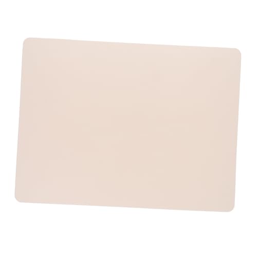 HEALEEP Alfombrilla de Silicona para Mesa Resistente al Calor Antideslizante y Aislante Térmico Tapete Decorativo para Comedor y Cocina Color Gris Beige