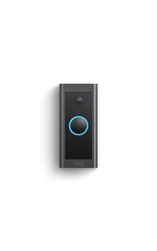 Ring Video Doorbell Wired – Convenient, essential features in a compact design, pair with Ring Chime to hear audio alerts in your home (existing doorbell wiring required) - 2021 release