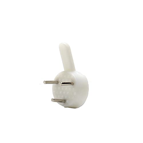 Image of Aicosineg Hardwall Hanger Mount Non-Mark Hook Photo Picture Frame Hanger for Fasteners Wooden Doors Concrete Hooks Wall Wallpaper Walls Hardware White Tone 80pcs