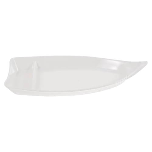 Bandeja para sushi forma de barco melamina miniatura 1
