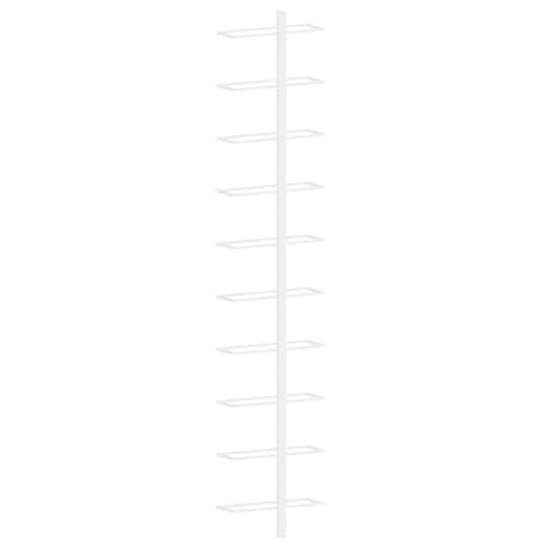 Soporte para vino de pared para 10 botellas blanco miniatura 7