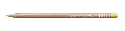 Image of CARAN DACHE LUMINANCE 6901 THE MOST LIGHTFAST PERMANENT COLOUR PENCIL EVER DESIGNED FOR PROFESSIONAL ARTIST (OLIVE YELLOW)