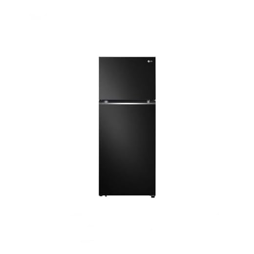 Geladeira LG Inverter Top Freezer 395L Black GN-B392PXG - 127V