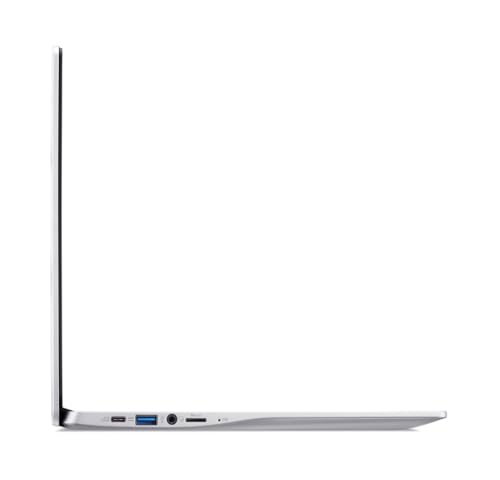 Image of acer Chromebook 315 15.6 inch inch FHD Laptop for Students, Intel Celeron N4500 Processor, 4GB RAM, 64GB eMMC + 128GB SD Card, WiFi 6, Up to 10 Hours of Battery Life, HDR Webcam, Type-A&C, Chrome OS, Silver