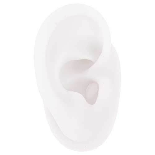 balacoo Simulated Ear Mold Silicone Human Ear Model for Piercing Practice Jewelry Display