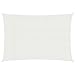 vidaXL Toldo Parasol Lona Protector Solar Sombra de Patio Jardín Terraza Balcón Parque Infantil Exterior de Vela HDPE Blanco 160 g/m² 2,5x3,5 m