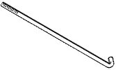 Genuine Toyota Parts - Bolt, Battery Clamp (74451-04040)