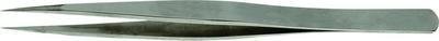EMS 0208-0-PO Tweezer, #0 INOX 08 Alloy, Positive Action, Biological Grade, Geneva Pattern, Thin Tip, 115 mm Height