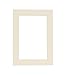 CountryArtHouse Textured Cream Acid Free 16x20 Picture Frame Mats with White Core Bevel Cut for 12x18 Pictures - Fits 16x20 Frame - One Mat