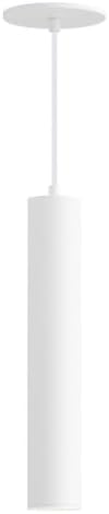 Maxim Lighting 86437WT Calibro - 7W 1 LED Outdoor Pendant-15 Inches Tall and 2.5 Inches Wide, Finish Color: White