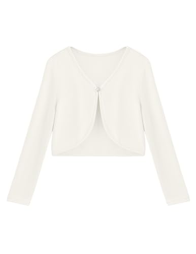 Arshiner Bolero für Mädchen mit offener Vorderseite langärmliger...