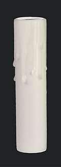 B&P Lamp® 4" Ht., Ivory Beeswax Candle Cover, Candelabra Base