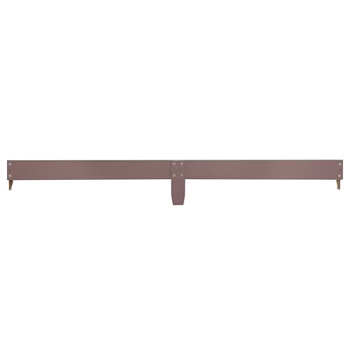 Image of Dream On Me Universal Crib to Full Size Bed Conversion Kit, Solid Wood Bed Rails for Select Convertible Cribs, Strong & Stable Support, Baltic Amber