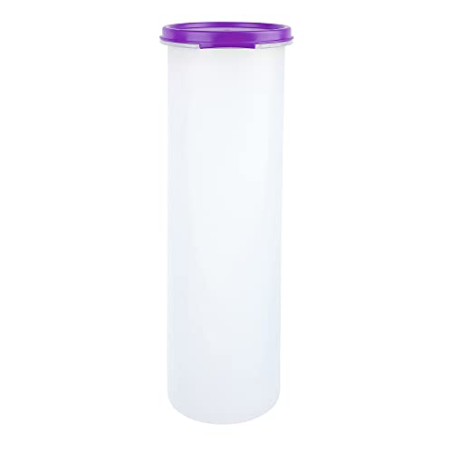 Image of Cutting EDGE Smart Slim Storage Airtight Container-Purple,Set of 7 | Plastic material, size - 2x1.1L+3x585ml+2x250ml , pantry organization, pulses storage, grains storage, kitchen Storage