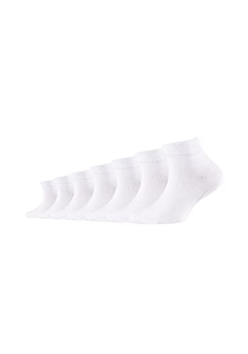 Camano 9302 Calcetines Cortos, Blanco (White 0001), 35-38 (Pack de 7) para Niños Cover