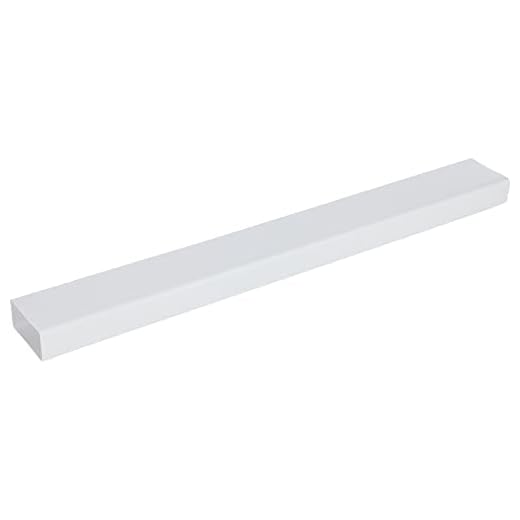 La Ventilazione CT1126B CT1126B-Y-Tubo para ventilación canalizada rectangular de PVC, 120 x 60 mm, Color blanco, 120x60 mm