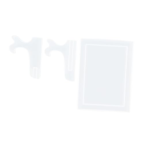 Operitacx Silicone Photo Frame Molds DIY Photo Frame Kit Craft Epoxy Molds Unique Fondant Mold Frame for Homemade