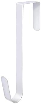Metal Wreath Door Hanger for Christmas, 12 Inch Rust-proof Christmas Wreath Door Hanger, Use for Hanging Holiday Decorations and Placing Umbrellas, Hats, Clothes, White