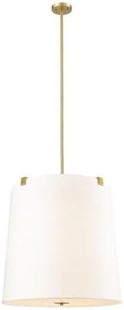Z-Lite 3501P24-MGLD Weston - 6 Light Pendant in Industrial Style-24 Inches Tall and 24 Inches Wide, Finish Color: Modern Gold